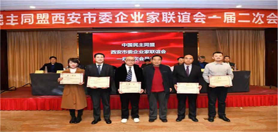 恒星新能源公司董事長王浩同志榮獲民盟企業(yè)家聯(lián)誼會“先進(jìn)個人”稱號